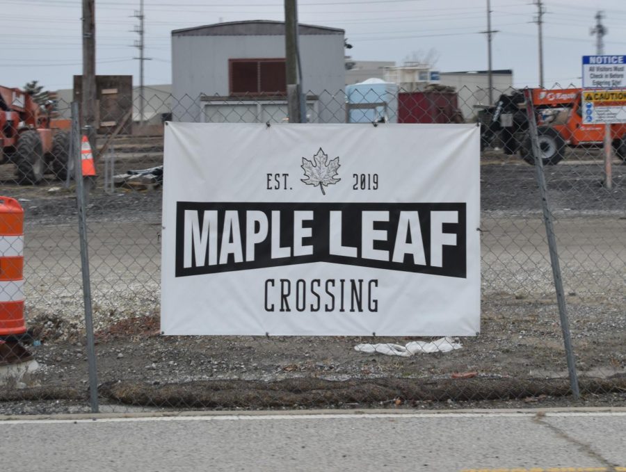 A WORK IN PROGRESS Maple Leaf Crossing will be located at Calumet Ave. and 45th Street, in Munster. 