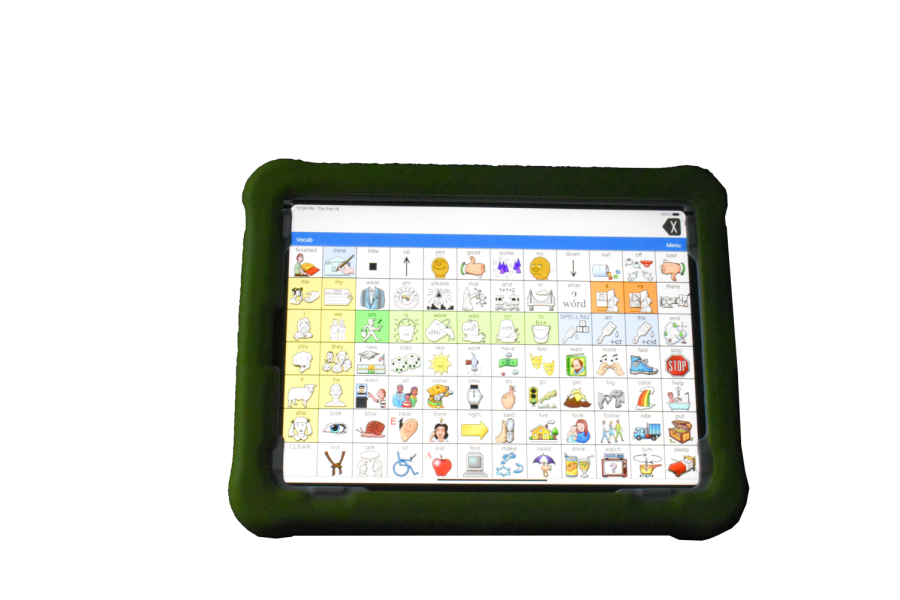 This $5,000 tablet, paid by the parents, is needed for nonverbal students to communicate and learn